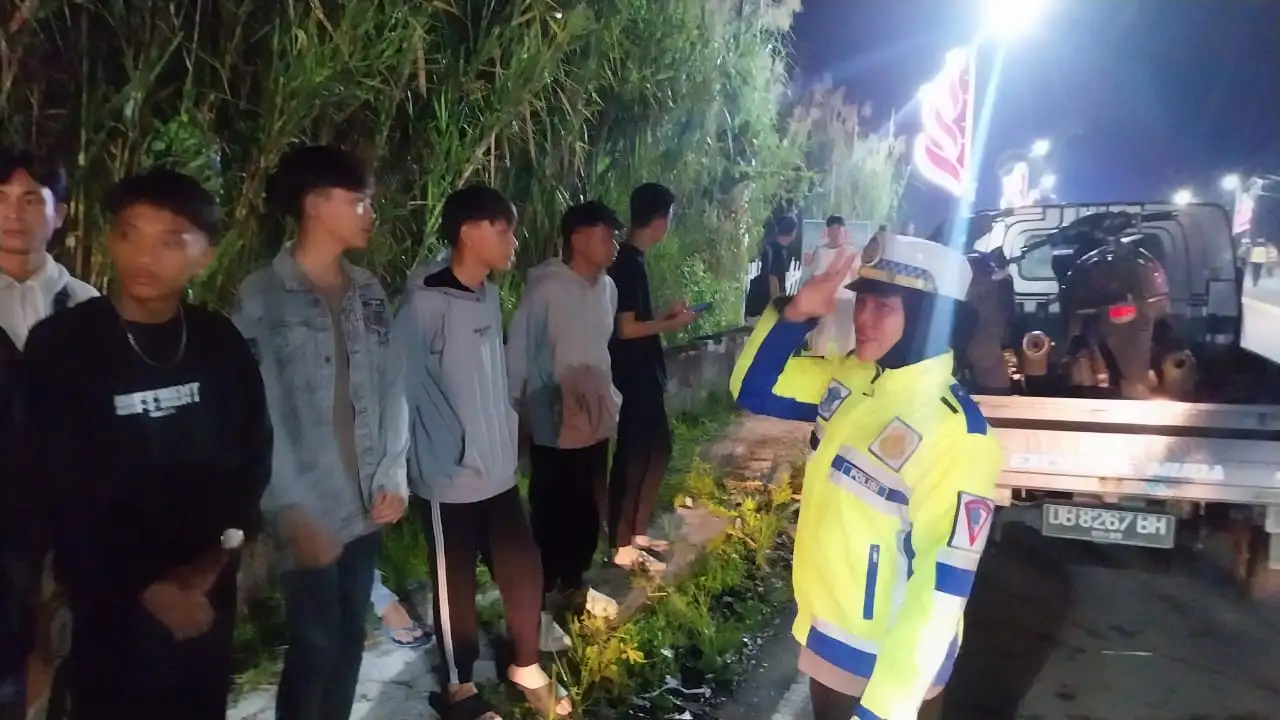 Boulevard Tondano Kembali Bergejolak: Polres Minahasa Gelar Operasi Besar Usai Balap Liar Memakan Korban